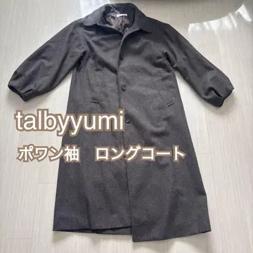 talbyyumi 롱 코트 M 사이즈 다크 브라운