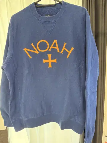 NOAH 네이비 맨투맨 트레이닝복