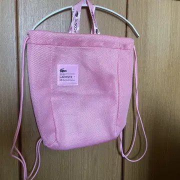라코스테 백팩 핑크 새상품급 냅색