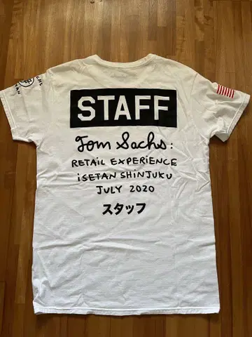 2020 Tom Sachs 신주쿠 이세탄 한정판 스태프 티셔츠 L