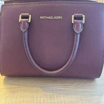MICHAEL KORS 와인 레드 숄더백