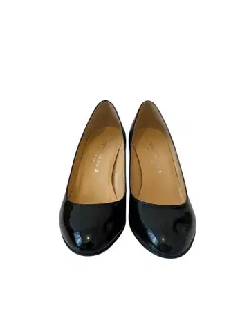 [ CORSO ROMA9 ] 블랙 에나멜 펌프스 22.5cm 고급