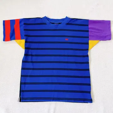캔터베리 Canterbury 컬러 블록 보더 티셔츠 XL