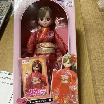리카짱 빨간 기모노 인형 본체