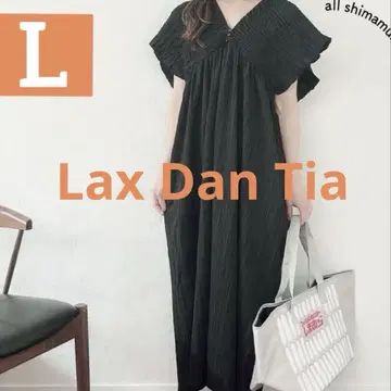 시마무라 laxdantia 셔링 원피스 블랙 락스단티아