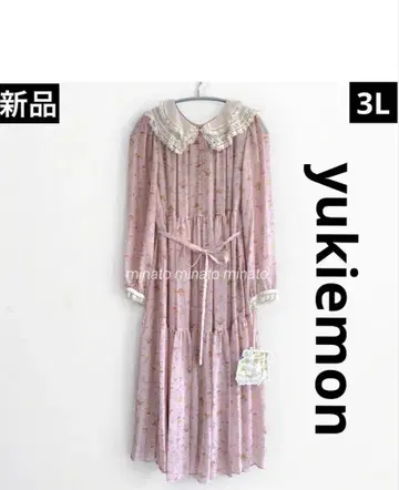 택 포함 새상품 yukiemon 유키에몬 아이싱 큐브 원피스 3L