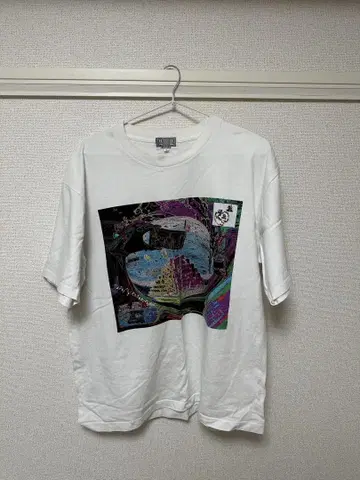 CAV EMPT 그래픽 프린트 티셔츠 L 화이트