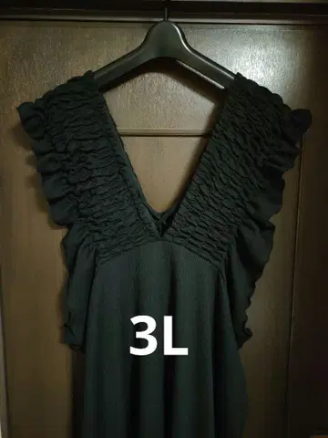시마무라 블랙 셔링 원피스 3 L 사이즈 택 포함 새상품