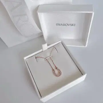 Swarovski 로즈 골드 목걸이