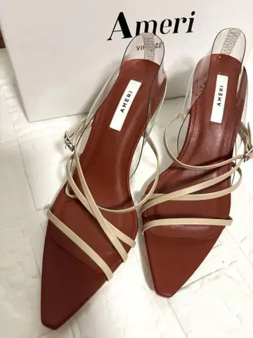 아메리빈티지 MEDI CLEAR STRAP PUMPS