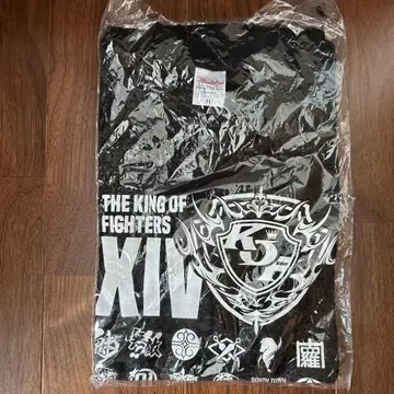 더 킹 오브 파이터즈 KOF XIV 팀 엠블럼 티셔츠 블랙 M