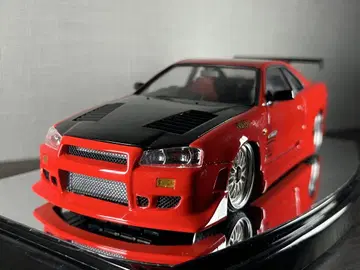 R34 GT-R 프라모델 1/24 아오시마