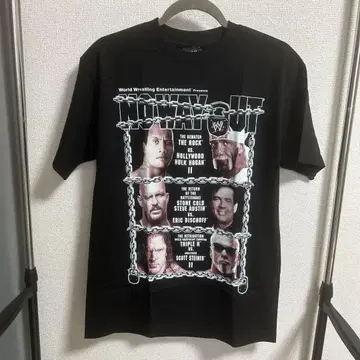 [레어] WWE NO WAY OUT 기념 티셔츠 새상품급 THE ROCK