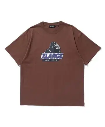 XLARGE 고릴라 프린트 티셔츠 XL 브라운 [미사용 새상품] [반값]