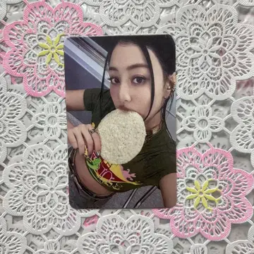 TWICE THIS IS FOR 인가 지효 사녹 사전녹화 트레이딩 카드