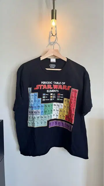 무비 티셔츠 스타 워즈 원소 기호 STARWARS XL 사이즈