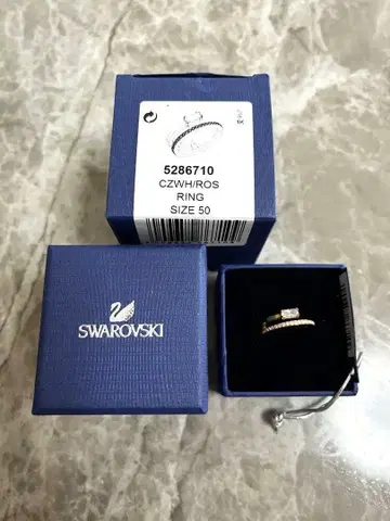 Swarovski CZWH/ROS 반지 사이즈 50