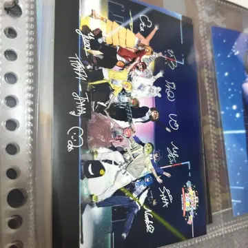 컬러풀 피치 사진 사인 포함