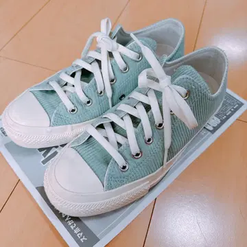 컨버스 올스타 소프트 코듀로이 스모키 그린 24cm