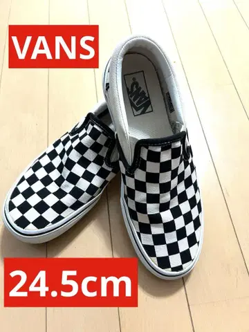 vans 체크 슬립온 체커 24.5cm