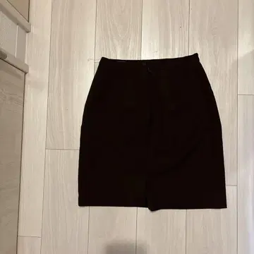 베네통 브라운 타이트 스커트 40