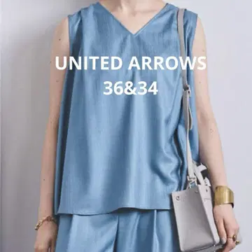 UNITED ARROWS 셋업 블라우스 36 & 팬츠 34