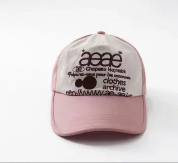 aeae 에이에이에이 캡 모자 한국 핑크