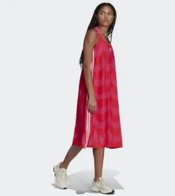 아디다스 마리메꼬 원피스 드레스 Midi Tank Dress Red