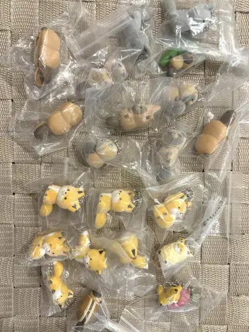 너구리와 여우 키링 스트랩 가챠 묶음 판매