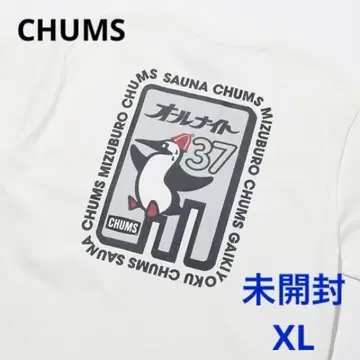 미개봉 참스 사우나 포켓 부착 티셔츠 XL 화이트 사우베니아