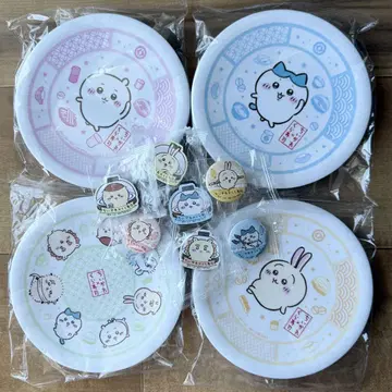 쿠라스시 치이카와 (먼작귀) 콜라보 플레이트와 마그넷, 핀 배지 세트