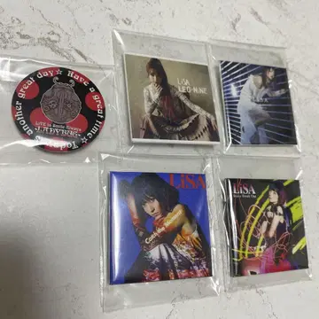 LiSA 캔뱃지 5개 세트 LADYBUG