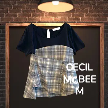 CECIL MC BEE 세실 맥비 상의 티셔츠 M 반팔