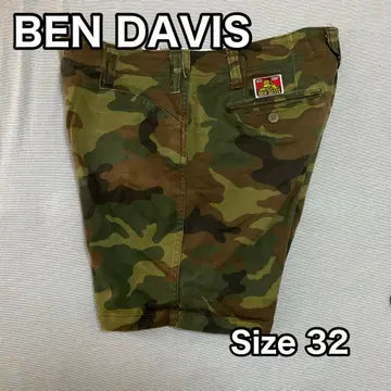 BEN DAVIS 카모플라쥬 숏 팬츠 32 벤 데이비스 카모플라쥬