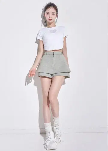 Darich 실루엣 컷 스커트 라이크 숏팬츠