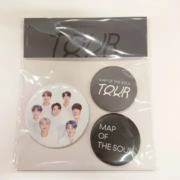 BTS 2020 MAP OF THE SOUL 투어 캐주얼 배지 세트