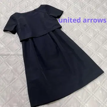 새상품급 united arrows 원피스 다크 네이비