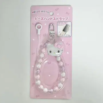 키티 비즈 핸드 스트랩