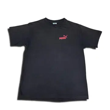 80년대 Made in USA PUMA 블랙 티셔츠 L 사이즈