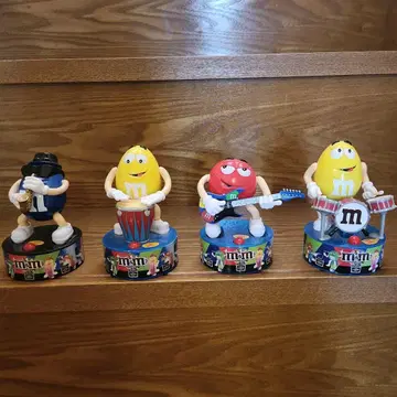 M&M's 악기 캐릭터 피규어 4개 세트