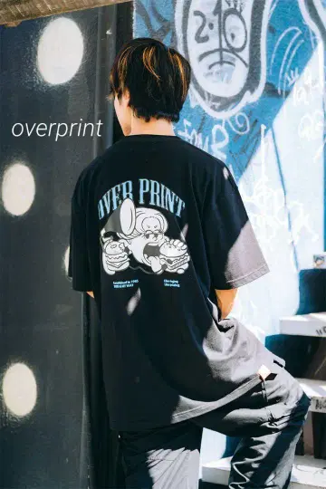 다카라베 료지 overprint 오버 프린트 T셔츠  한정판 10주년