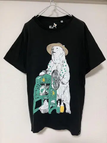 go slow caravan 빙수 곰 BIG TEE 티셔츠 사이즈 4