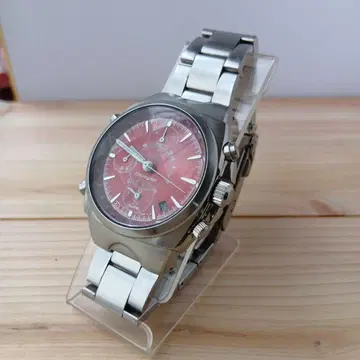 SEIKO SUS 알람 크로노 남성용 쿼츠 손목시계 SS
