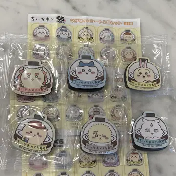 치이카와 쿠라스시 마그넷 하치와레 토끼 밤만쥬 총 6점 세트