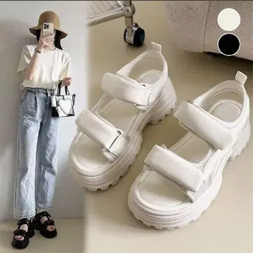 통굽 스포츠 샌들