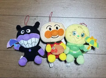 호빵맨 메론빵소녀 세균맨 봉제 인형