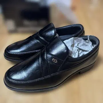 MarioGS 포멀 신발 인조 가죽 신발 블랙 24.5cm
