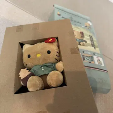 헬로키티 햇볕에 탄 키티 봉제인형 참 호놀룰루 쿠키