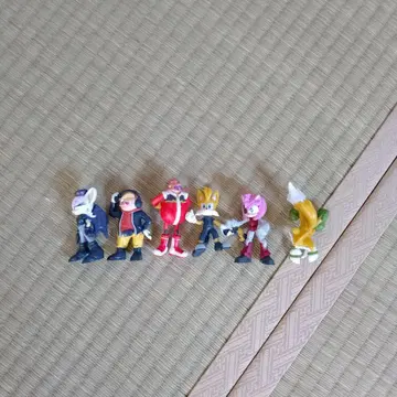 소닉 피규어 6개 세트