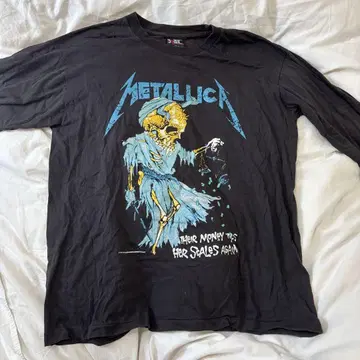 METALLICA 롱 슬리브 티셔츠 XL